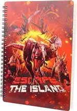 Libreta efecto 3D Jurassic World Escape the island