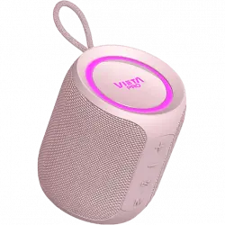 Altavoz inalámbrico - Vieta Pro Easy 2, 20 W, Resistente al agua, Autonomía 12h, BT 5.0, Rosa