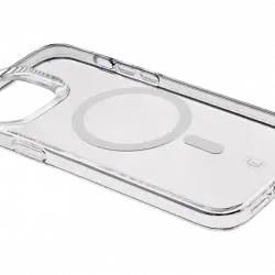 Funda - CellularLine GLOSSMAGIPH15PROT, Para Apple iPhone 15 Plus, Trasera, TPU, MagSafe, Transparente