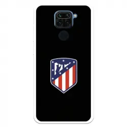 Funda Licencia Oficial del Atleti Escudo Fondo Negro para Xiaomi Redmi Note 9