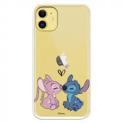 Funda Oficial de Disney Angel & Stitch Beso Lilo & Stitch para iPhone 11