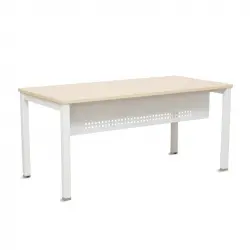 Mesa Oficina Faldón Metálico Erable Musset Kunna 200x80 Cm