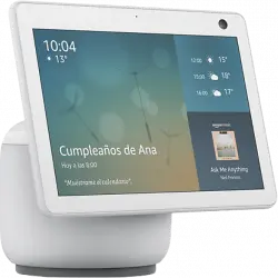 Pantalla inteligente con Alexa - Amazon Echo Show 10, 10.1" HD movimiento automático, WiFi, Blanco
