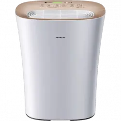 Purificador de aire - Infiniton AP-210, 22W, 25 m², 4 velocidades, Carbón activo, HEPA y multifunción, Blanco