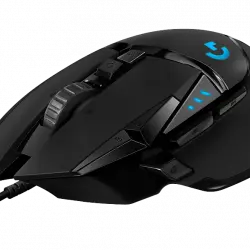 Ratón gaming - Logitech G502 Hero, Sensor HERO 25K, 25.600 DPI, RGB, Peso personalizable, Memoria integrada, Negro