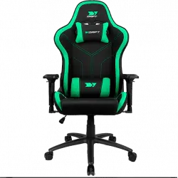 Silla gaming - Drift DR110,Tela, Reposabrazos 4D, Alta transpiración, Hasta 150 kg, Verde