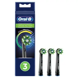 3 cabezales de recambio Oral-B CrossAction