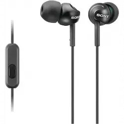 Auriculares de botón - Sony MDR-EX110APB.CE7, Con micrófono, 103dB, Especial Android, Jack 3.5mm, Negro