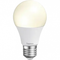 Bombilla inteligente - Hama WiFi LED Light E27, 10 W, Regulable, 2700 K, 6500 Blanco