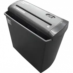 Destructora de papel - Fellowes P-25S, Destruye hasta 5 hojas en tiras 7 mm, Negro