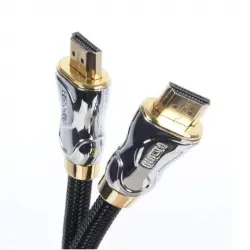 Duronic HDC04 Cable HDMI 2.0 3D 4K Ethernet de Alta Velocidad Macho/Macho 2m Negro