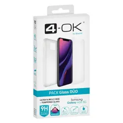 Funda + protector de pantalla 4-ok Glass Dúo para Samsung Galaxy A52 5G