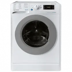 Lavadora secadora - Indesit BDE 861483X WS SPT N, 8kg lavado, 6kg secado, 1400 rpm, Inverter, Blanco