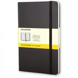 Moleskine MM712 Cuaderno 192 Hojas Cuadrícula Negro