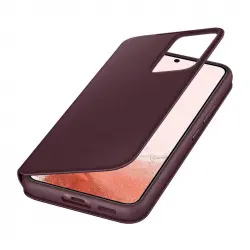 Samsung S View Wallet Cover para Galaxy S22 Plus Burdeos