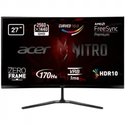 Acer Nitro ED0 Series ED270U P 27" LED WQHD 170Hz Curvo