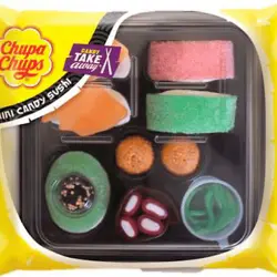 Bandeja Sushi - Chupa Chups Mini Candy, 12 unidades, 100g