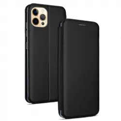 Cool Funda Flip Cover Elegance Negra para iPhone 12 Pro Max