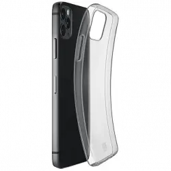 Funda - CellularLine FINECIPH12MAXT, Para iPhone 12 / Pro, Silicona, Transparente