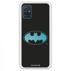 Funda Oficial de DC Comics Batman Logo Transparente para Samsung Galaxy A51 5G