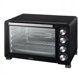 Infiniton Horno Convencion Sobremesa Hsm-30n45 (45l, 2000w, Negro, Temperatura Hasta 230oc Y Tiempo Hasta 60 Minutos, Horno Portatil)