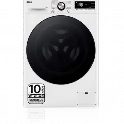 Lavadora carga frontal - LG F4WR7010AGW, Serie 700, 10 kg, 1400 rpm, 14 Programas, AI Direct Drive ™, Steam™, Blanco