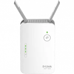 Repetidor Wi-Fi - D-Link DAP-1620 AC1300, WiFi Mesh, 1 puerto LAN Gigabit Ethernet, 2 antenas, Blanco