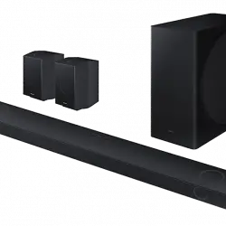 Barra de sonido - Samsung HW-Q930C/ZF, Bluetooth, Dolby Atmos inalámbrico, 42W, 9.1.4 canales, Compatible con asistentes voz, WiFi, Negro