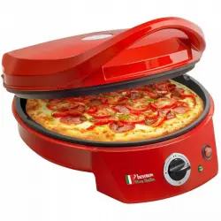 Bestron APZ400 Parrilla/Horno para Pizza de Sobremesa 1800W Rojo