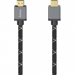 Cable HDMI - Hama 00205239, 8K, 2 m, Conductor interior de cobre, Negro