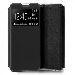 Cool Funda Flip Cover Liso Negro para Xiaomi Redmi Note 11/Note 11S