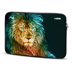 Subblim Funda Neopreno Trendy Sleeve Neo Lion para Portátil de 15.6"