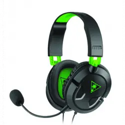 Auriculares gaming - Turtle Beach Recon 50X, De diadema, Con cable, Multiplataforma, Micrófono, Negro y Verde