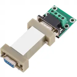 Bematik Adaptador Serie RS232 DB9 a RS485 4 Pin DB9 Hembra/Macho