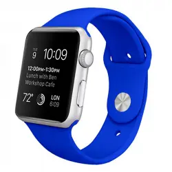 Cool Correa Goma Azul para Apple Watch 38/40 mm Series 1/2/3/4/5