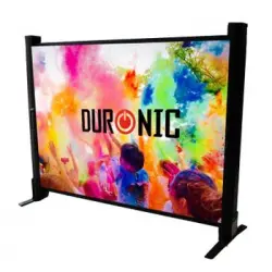 Duronic Dps40 /43 Pantalla De Proyección Plegable De Escritorio Para Proyector 4k Full Hd Y 3d 4:3 40 (81 Cm X 61 Cm) -funda De Transporte|ideal Para