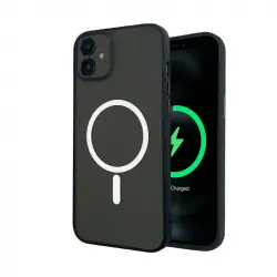 Icoveri Funda Magnética con Protector de Cámara Negra Compatible con Magsafe para IPhone 12