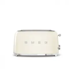 Smeg - Tostadora 4 Rebanadas TSF02CREU50 Style Crema Crema