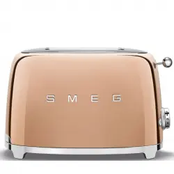 Smeg TSF01RGEU Tostador 2 Ranuras 950W Oro Rosa