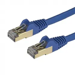 StarTech Cable de Red STP Snagless Cat 6A 2m Azul