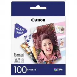 Canon ZINK Papel Fotográfico 100 Hojas para Zoemini