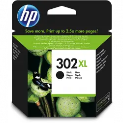 Cartucho de tinta - HP 302 XL, Negro, F6U68AE