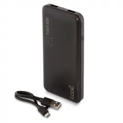 Cool Leather Powerbank 10000mAh 2xUSB Negra