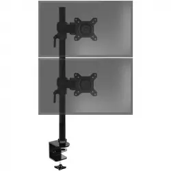 Duronic DM35V2X1 Soporte de Mesa Giratorio/Inclinable para 2 Monitores 13"-27" VESA 100x100 Máx. 8Kg