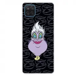Funda Para Samsung Galaxy M12 Oficial De Disney Úrsula Fondo Flotsam Y Jetsam - Villanas Disney
