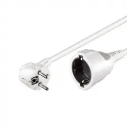 Goobay Cable de Alimentación Alargador Schuko 2m Blanco