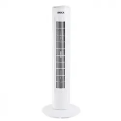 Ventilador De Torre 40w Con 3 Velocidades Oscilable Jocca - Blanco