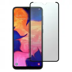 Avizar Protector Cristal Templado Negro para Samsung Galaxy A10