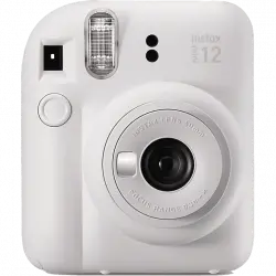 Cámara instantánea - Fujifilm Instax Mini 12, 62× 46 mm, Flash, Blanco arcilla