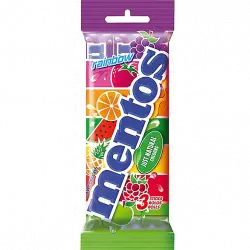 Caramelos - Mentos Tripack, Sabores variados, 3x12 unidades, 114g